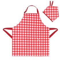 더해피 아동용 버클형 앞치마 두건 세트