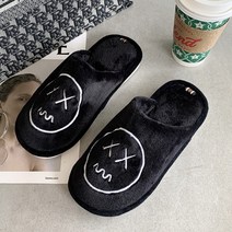 여성용 스마일 깜찍 표정 실내화