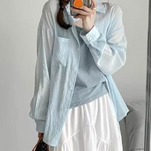 탱커스 여성용 포켓 셔츠 나시 블라우스