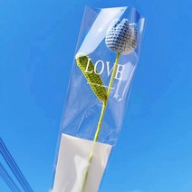 인테리어 기념일 니트 튤립 조화, 블루