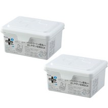 차량 거실 모던 사각 물티슈 케이스 화이트 S, 2개