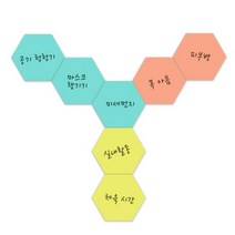 아이스크림 씽킹 화이트보드 모듬색상