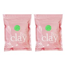 전문가용 볼클레이 500g, 2개, 형광연두