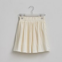 whomoon 여성용 밴딩 플리츠 미니 스커트 #53069