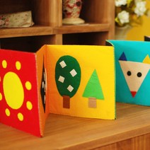 오즈펠트 초점책 유아 용품 펠트 공예 DIY, 1세트, 혼합색상