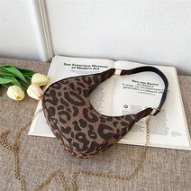 블랙스완 여성용 패턴 호보 숄더백