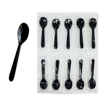 생활을그리다 12cm 개별포장 블랙 미니스푼, 1개, 150개입