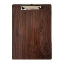 오늘의공간 카페 메뉴판 우드 클립보드 A4, 월넛