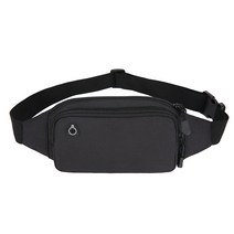 남여공용 스포츠 힙색, 13 옥스포드 천 블랙