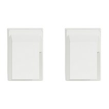 제일ELC 방우형 세로 2구 콘센트 화이트, 2개