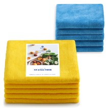 쓱싹 요술행주 진노랑 5p + 블루 5p 세트, 1세트