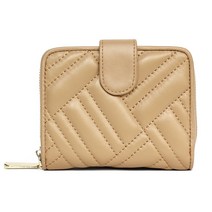 블루마운트 천연 양가죽 아코디언 퀼팅 카드 반지갑 CPZ301SS