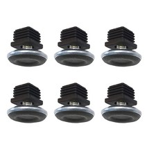 엠파이어 가구 다리 실러콘 높이조절 발받침 캡 30mm 6p + 발 30mm 6p 세트, 혼합색상