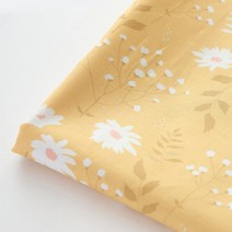 코튼빌 DTP 코튼 20수 면원단 무드데이지, 옐로우