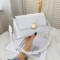 여성용 조엘라 금장 꼬임 스트랩 숄더백