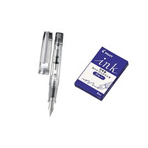 파이롯트 프레라 이로아이 만년필 + 카트리지 5p 세트, F, TB(만년필), 블루(카트리지)