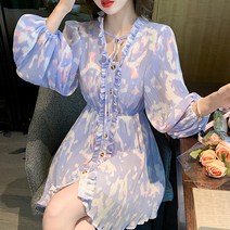 루나걸 보니스 잔주름 원피스