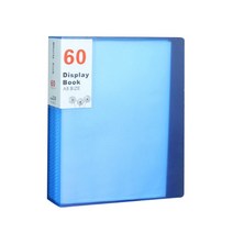 디스플레이 A5 클리어파일 블루 60매, 1개