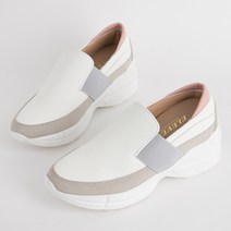 쿠키세븐 여성용 가죽 키높이 슬립온 A0793
