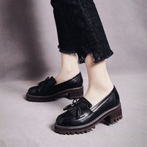 여성용 빈티지 리본 펌프스 TS-0723