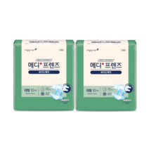 메디프렌즈 봄날 매직테입형 성인용 기저귀 대형, 2개, 20개입