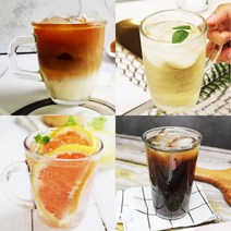 글라스락 내열강화 유리컵 물컵 머그컵 4p모음, 14.일반맥스퓨전머그4p