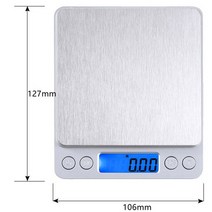 커피저울 이유식저울 15kg/1g 전자 저울 교정 정밀 디지털 식품 베이킹 측정 USB 충전 주방 커피, 한개옵션2, 06 USB Mini 3KG-0.1g, 한개옵션1