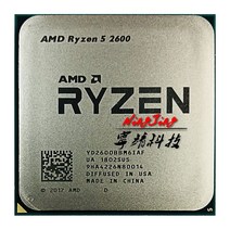 [해외]Amd ryzen 5 2600 r5 2600 3.4 ghz, One Size, One Color