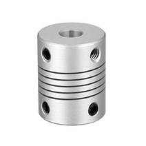 uxcell 6.35mm to 10mm Aluminum Alloy Shaft Coupling Flexible Coupler Motor Connector Joint L25xD20 S, 1