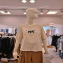 주크 NC13 라운드넥 반팔 블라우스 Z222MSC006