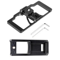 드론 조종기 거치대 FEICHAO 금속 홀더 Crystalsky 마운트 DJI 미니 SE Mavic 프로 2 공기 스파크 드론 원, 04 Black w 2IN1 Clip
