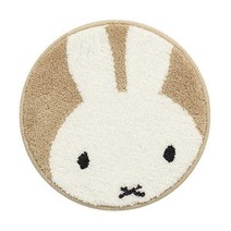 일본직발송 4. 센코(Senko) 센코 미피 룩 매트 인테리어 매트 베이지 직경 약 38cm 62121 B078KJ27BS, One Size_베이지