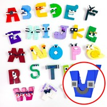 크앤비 로블록스 알파벳로어 블럭 퍼즐 키트 26종, 알파벳V블록