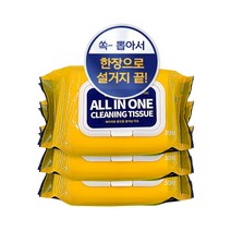 헤이브랜드 세제 묻은 일회용 수세미 (30매), 1개(3개입)