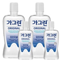 가그린 오리지널 제로 충치예방 구강청결제 X 2세트 T.C, 오리지널(750+250ml) X 2개