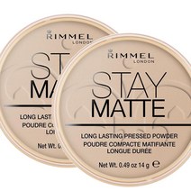 림멜 스테이 매트 프레스드 파우더 실키 베이지 14g 2 Rimmel Stay Matte Pressed Powder Silky Beige