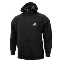 아디다스 에센셜 포 게임데이 플리스 풀집 후드자켓(HL6896)