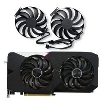 Jzwefdo 95mm 그래픽 카드 팬 T129215SU 12V 0.50A RTX 3070 3060 Ti 비디오 냉각 교체 ASUS 듀얼 OC 쿨러 AB, 팬 AB
