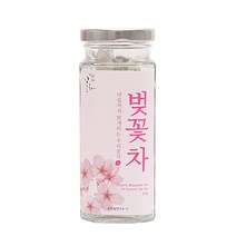 우리꽃연구소 벚꽃차 삼각티백 20T 유리병