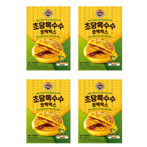 달콤한 초당옥수수를 품은 쫄깃한 호떡 CJ 초당옥수수 호떡믹스 300g, 300g x 4개