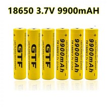 21700배터리 3.6v건전지 1-20PCS 3.7V 9900mah 18650 배터리 GTF 리튬 이온 9900mAh 충전식, 3.7 볼트_CHINA | 20 PCS Battery
