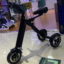 13 인치 큰 바퀴 K710 전기 자전거 선물 접는 휴대용 내구성 충전식 안전하고 안정적인 세발 자전거, K7-10