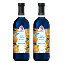 포모나 블루큐라소 시럽 1000ml 2개, 단품