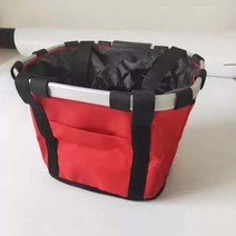 강아지자전거 애견 캐리어 자전거 앞 바구니 소형 애완견 캐리 파우치 2in 1 분리형 MTB 사이클링 핸들 바, 08 RD