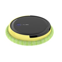 로봇청소기 로봇물걸레청소기 걸레질 로봇 스윕 클리너 4000mAh 230mL 물 탱크 300분 건조 및 습식 세척 천 스크러버 기계 바닥용 진공 없음, 노란색, 협력사, 우리를