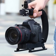 DSLR 짐벌 손떨림 흔들림 방지 카메라 안정기 핸드, PU3005_UC짐벌, 블랙