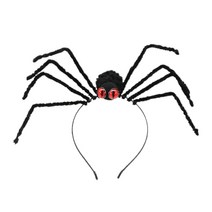 스파이더 헤드 밴드 할로윈 티아라 여성 스파이더 헤어 후프 고스 헤드 밴드 할로윈 고딕 헤어 밴드, [02] Red, 빨간색