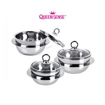퀸센스 통3중 스텐뚝배기 인덕션가능 뚝배기, 16, Q퀸센스 스텐뚝배기