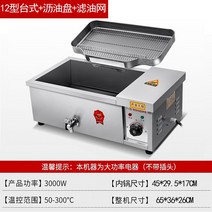 전용 튀김 기름 스트라이프 상업용 온도조절 땅땅치킨 노마 배양토 가정용, T03-12 형 탁상형기름판오일 여과망 기본