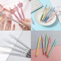 볼펜 캐릭터 심플 모음 선물 사무 용품 문구 학용품 판촉 답례품 대량 구매 (25종류), 3.마카롱-옐로우(KK268)